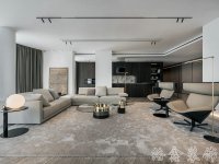 工業風格家居裝修裝飾室內設計效果-A508-6
