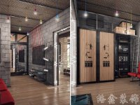 工業風格家居裝修裝飾室內設計效果-A514-3