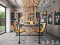 工業風格家居裝修裝飾室內設計效果-A514-4