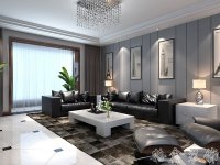 歐式風格家居裝修裝飾室內設計效果-A709-2