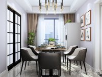 現代風格家居裝修裝飾室內設計效果-A8004-3