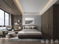 現代風格家居裝修裝飾室內設計效果-A8004-5