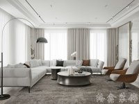 現代風格家居裝修裝飾室內設計效果-A8054