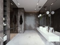 現代簡約家居裝修裝飾室內設計效果-B918-7