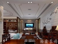 新中式風格家居裝修裝飾室內設計效果-G613-2